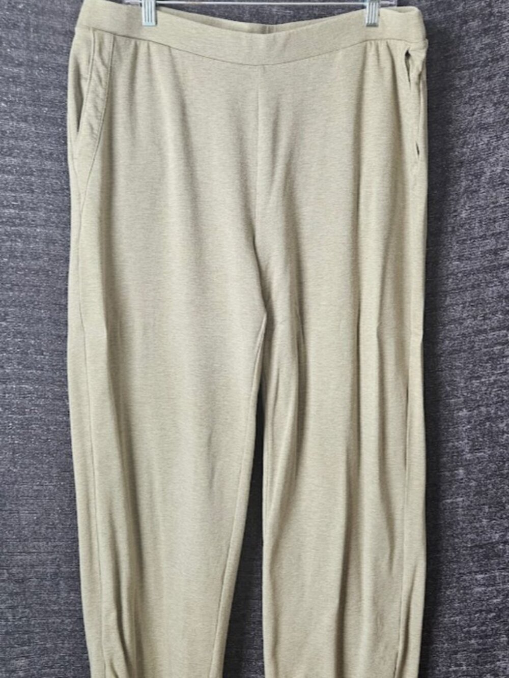 J. Jill Women's Size XL Pure Jill French Terry Affinity Wide-Leg Pants Olive